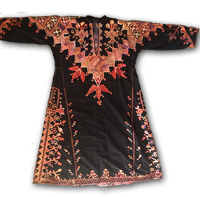 Syria costumes clothing dresses embroidery traditional Aleppo