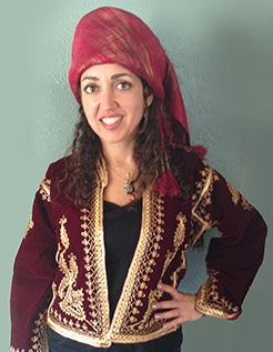 Syria traditional clothing dresses folk Damascus 