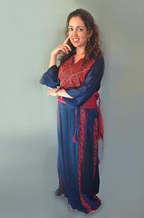 Syria traditional clothing dresses folk Damascus