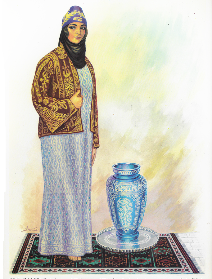 Syria traditional clothing dresses folk 