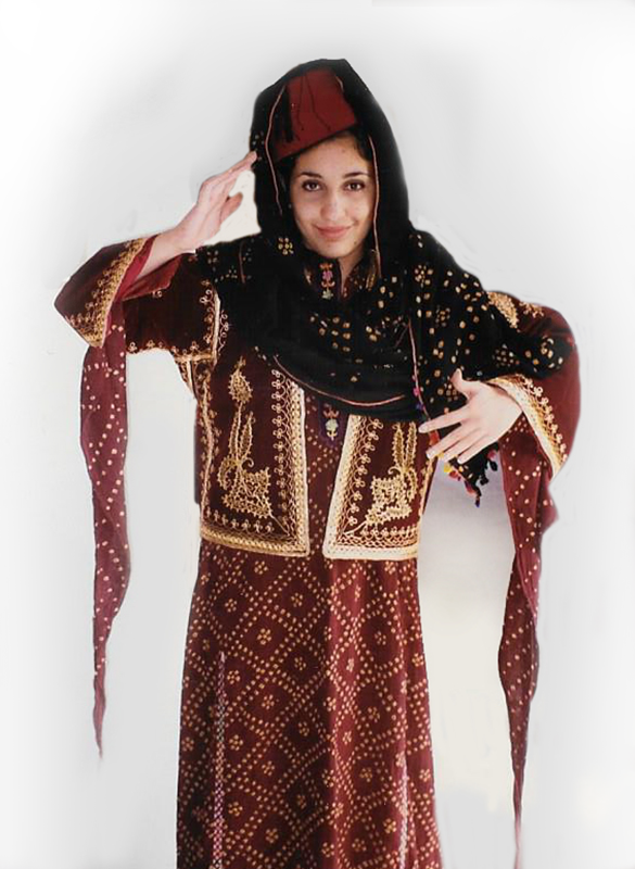 Syria traditional clothing, dresses folk Hama, Hama Weiss-Armush