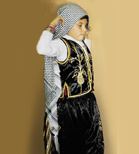 Syria costumes clothing dresses embroidery traditional Men and Children